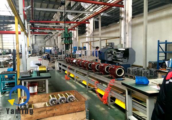 Motor assembly line